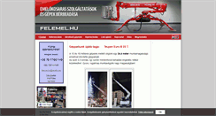 Desktop Screenshot of felemel.hu